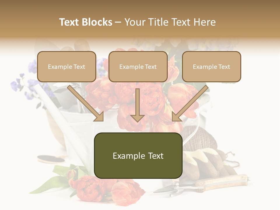 Seasonal Studio Flower PowerPoint Template