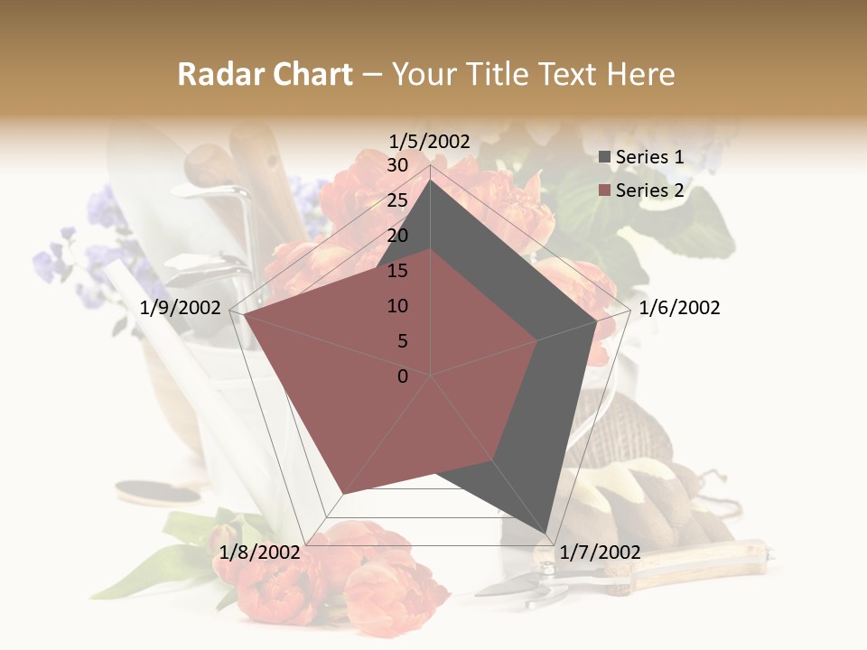 Seasonal Studio Flower PowerPoint Template
