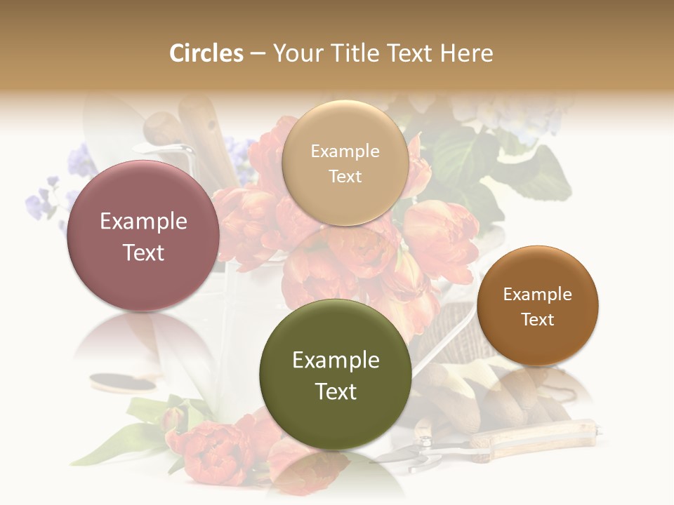 Seasonal Studio Flower PowerPoint Template