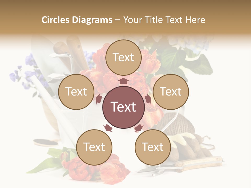 Seasonal Studio Flower PowerPoint Template