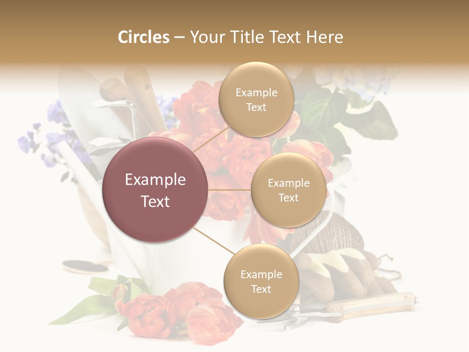 Seasonal Studio Flower PowerPoint Template