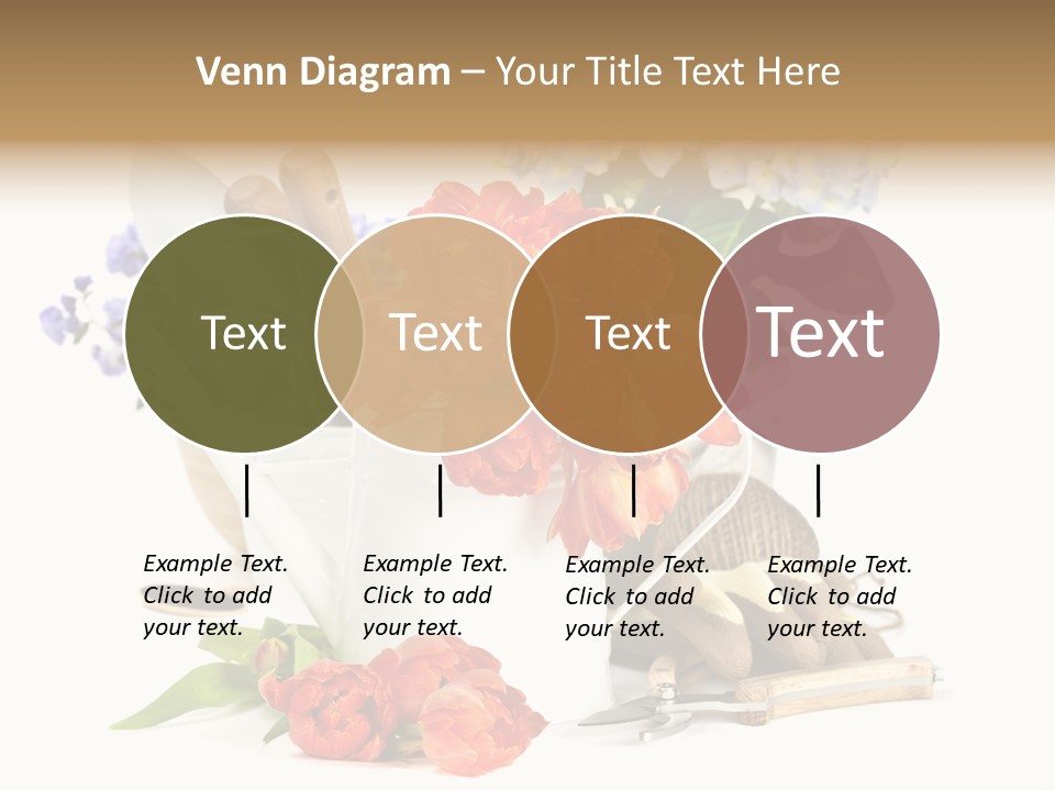 Seasonal Studio Flower PowerPoint Template