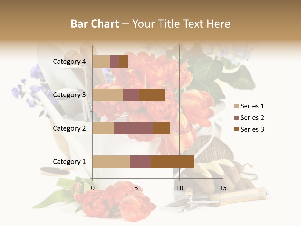 Seasonal Studio Flower PowerPoint Template