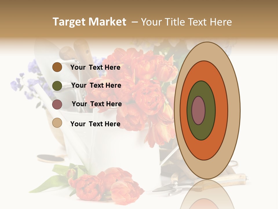 Seasonal Studio Flower PowerPoint Template