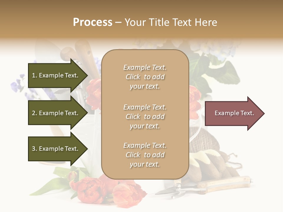 Seasonal Studio Flower PowerPoint Template