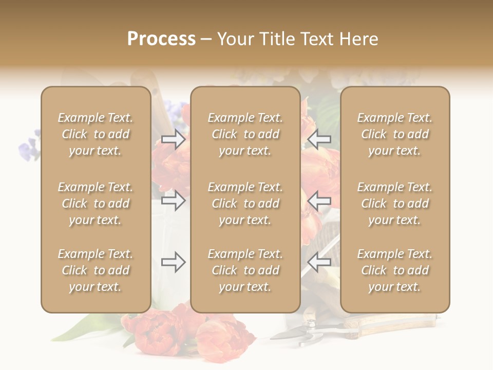 Seasonal Studio Flower PowerPoint Template