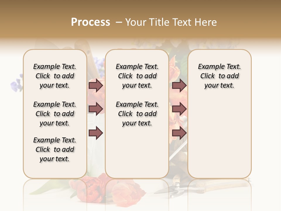 Seasonal Studio Flower PowerPoint Template