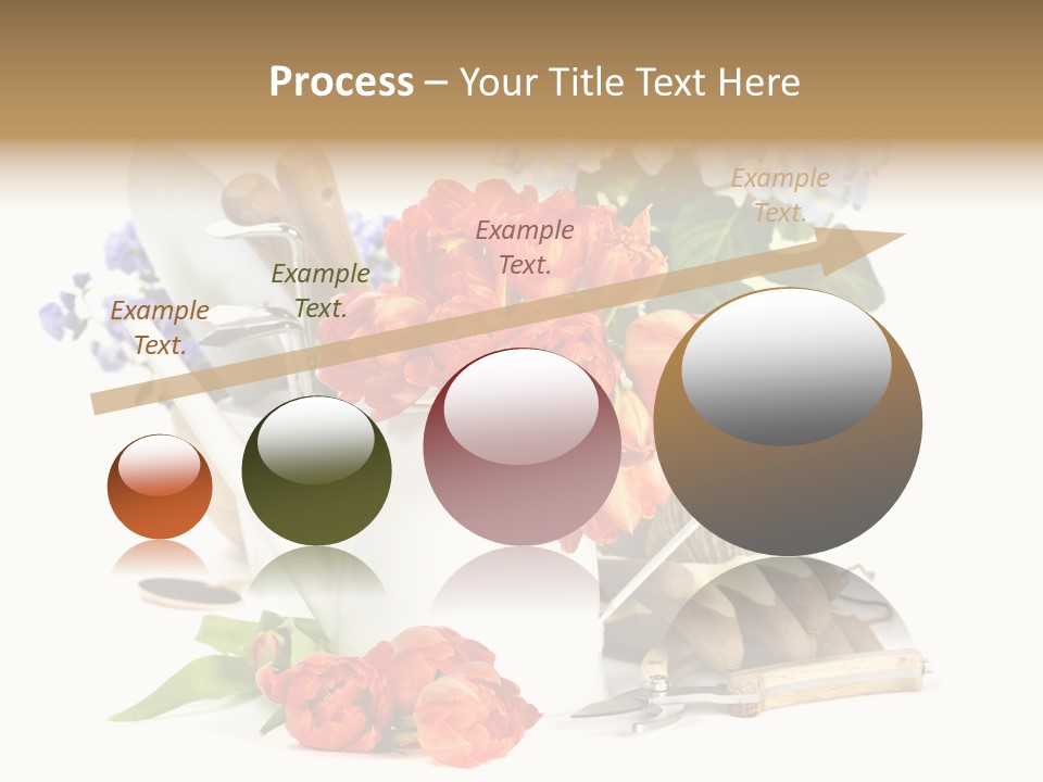 Seasonal Studio Flower PowerPoint Template
