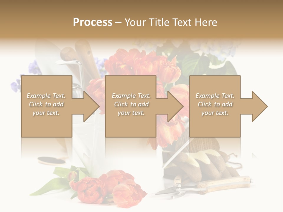 Seasonal Studio Flower PowerPoint Template