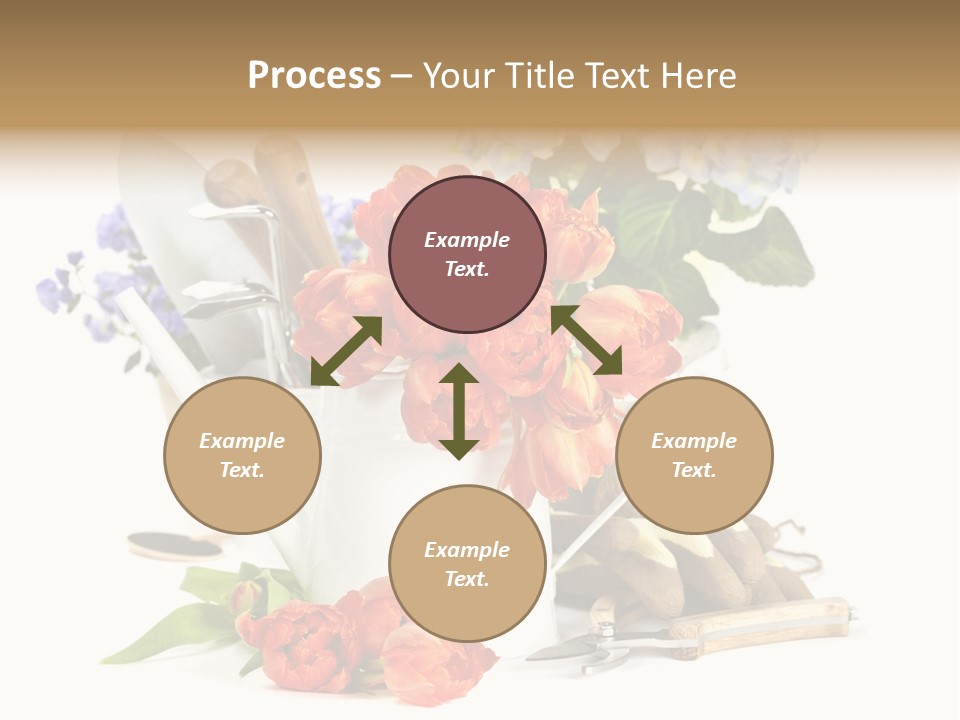Seasonal Studio Flower PowerPoint Template