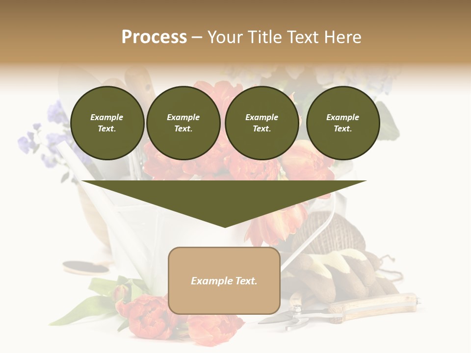 Seasonal Studio Flower PowerPoint Template