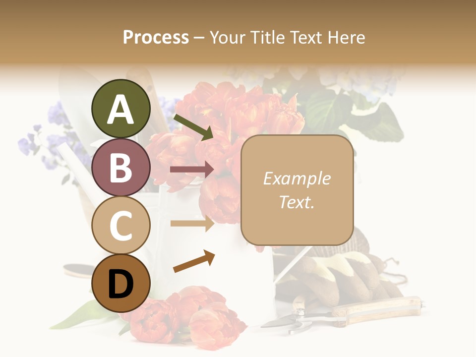 Seasonal Studio Flower PowerPoint Template