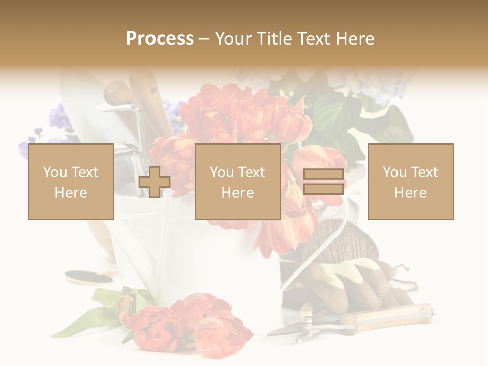 Seasonal Studio Flower PowerPoint Template