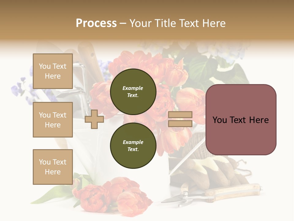 Seasonal Studio Flower PowerPoint Template