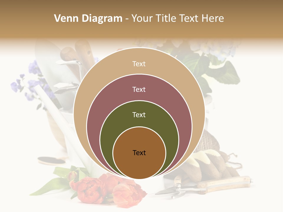 Seasonal Studio Flower PowerPoint Template