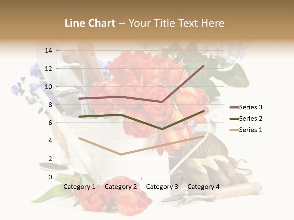 Seasonal Studio Flower PowerPoint Template