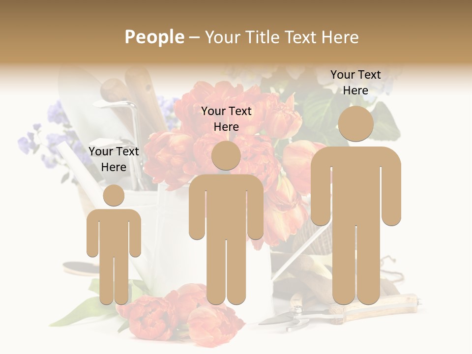 Seasonal Studio Flower PowerPoint Template