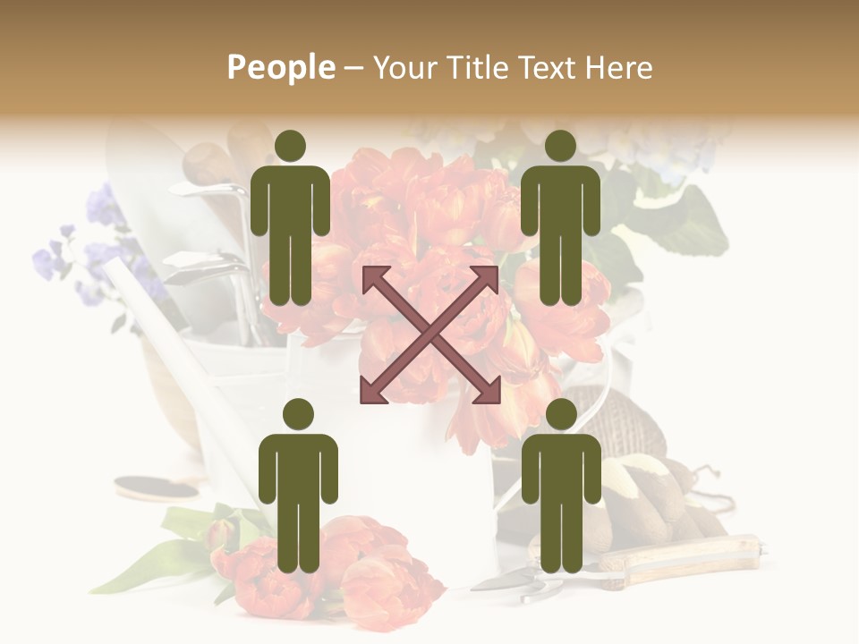 Seasonal Studio Flower PowerPoint Template