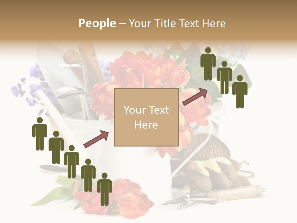 Seasonal Studio Flower PowerPoint Template