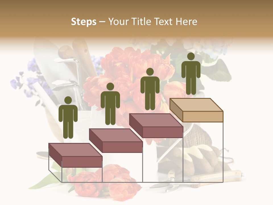 Seasonal Studio Flower PowerPoint Template