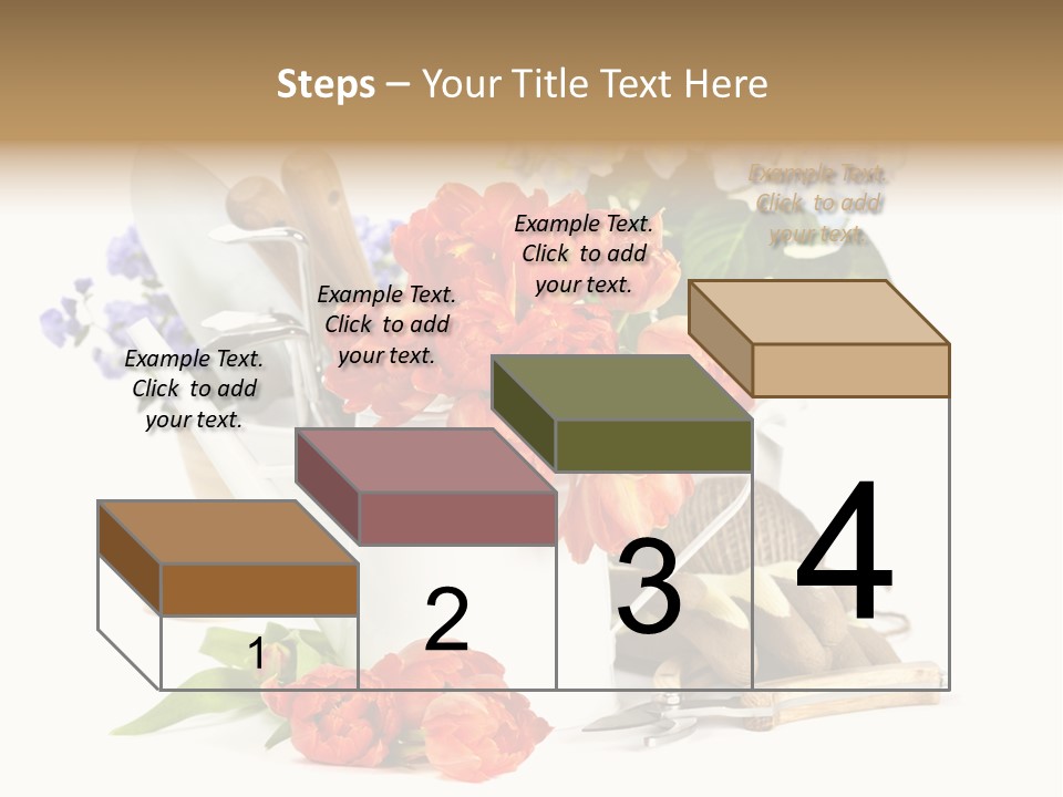 Seasonal Studio Flower PowerPoint Template