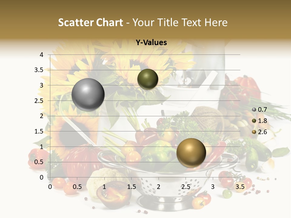 Flower Colander Ingredient PowerPoint Template