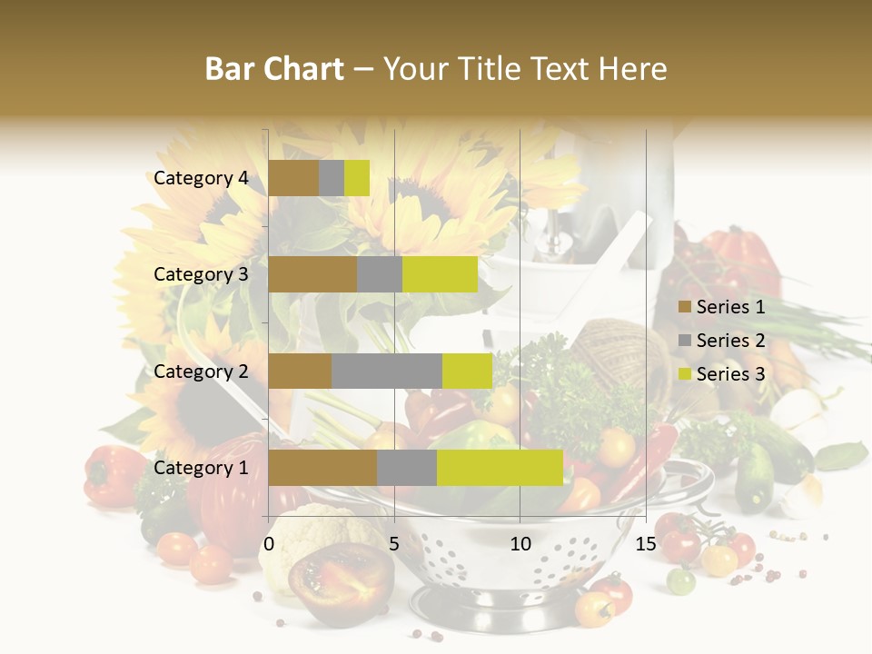 Flower Colander Ingredient PowerPoint Template