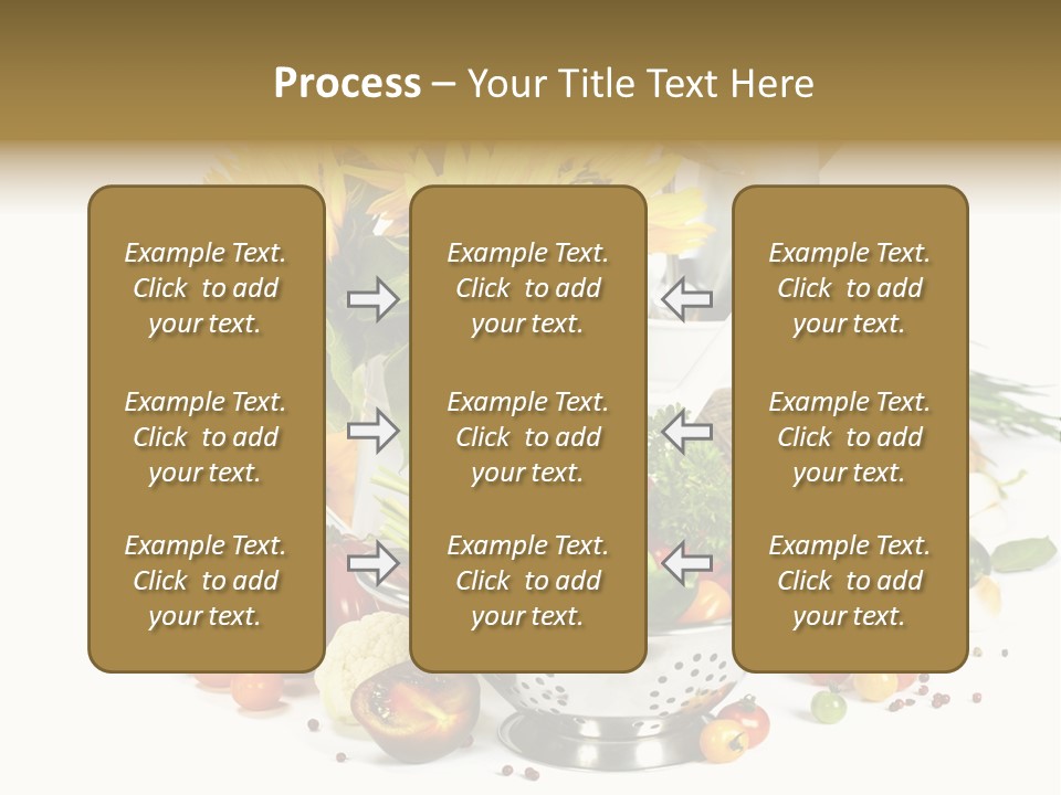 Flower Colander Ingredient PowerPoint Template