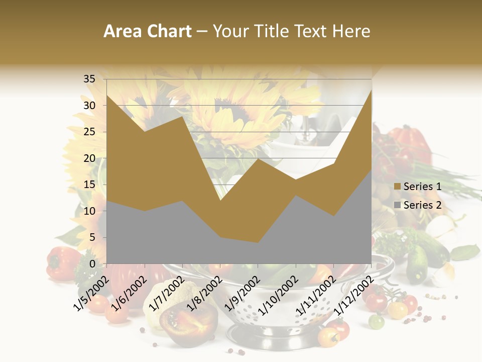 Flower Colander Ingredient PowerPoint Template