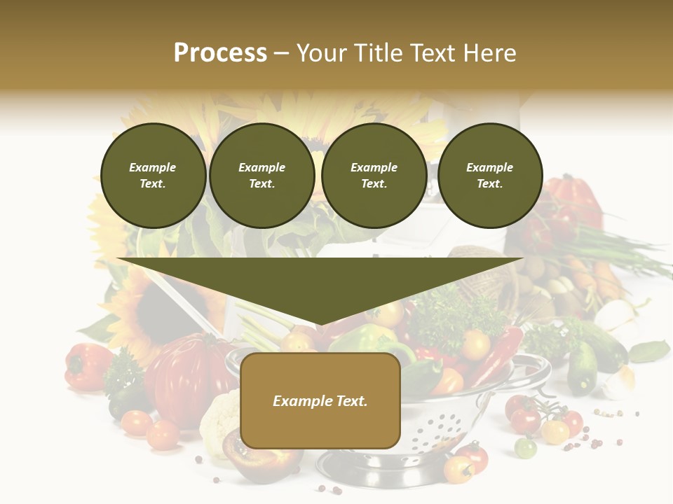 Flower Colander Ingredient PowerPoint Template