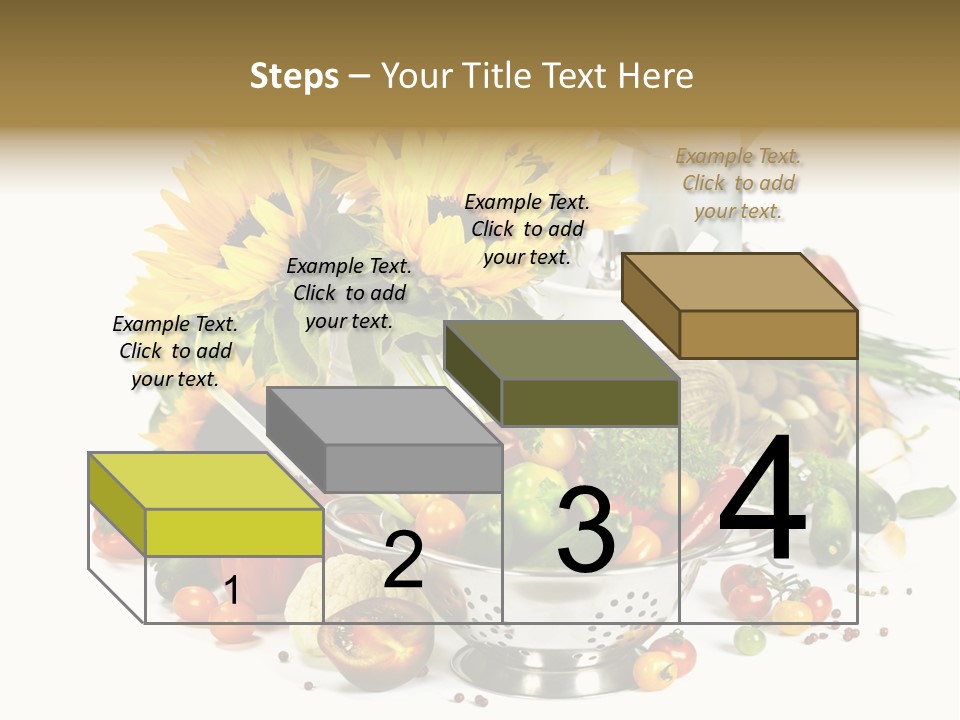 Flower Colander Ingredient PowerPoint Template