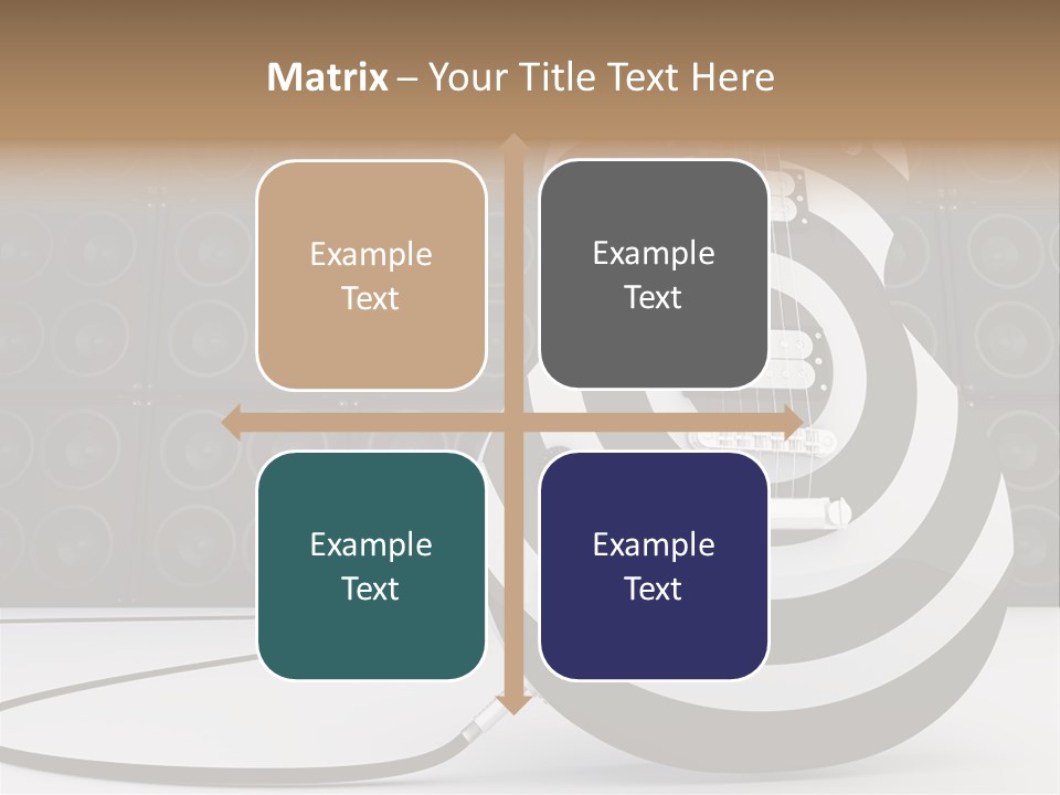Sound Instrument Speaker PowerPoint Template
