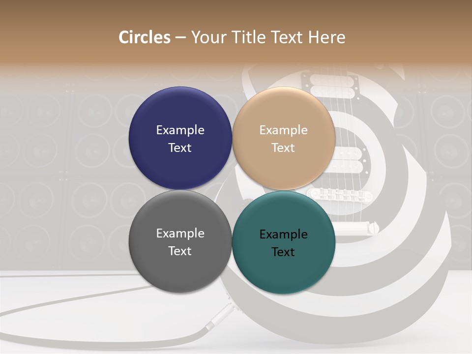 Sound Instrument Speaker PowerPoint Template