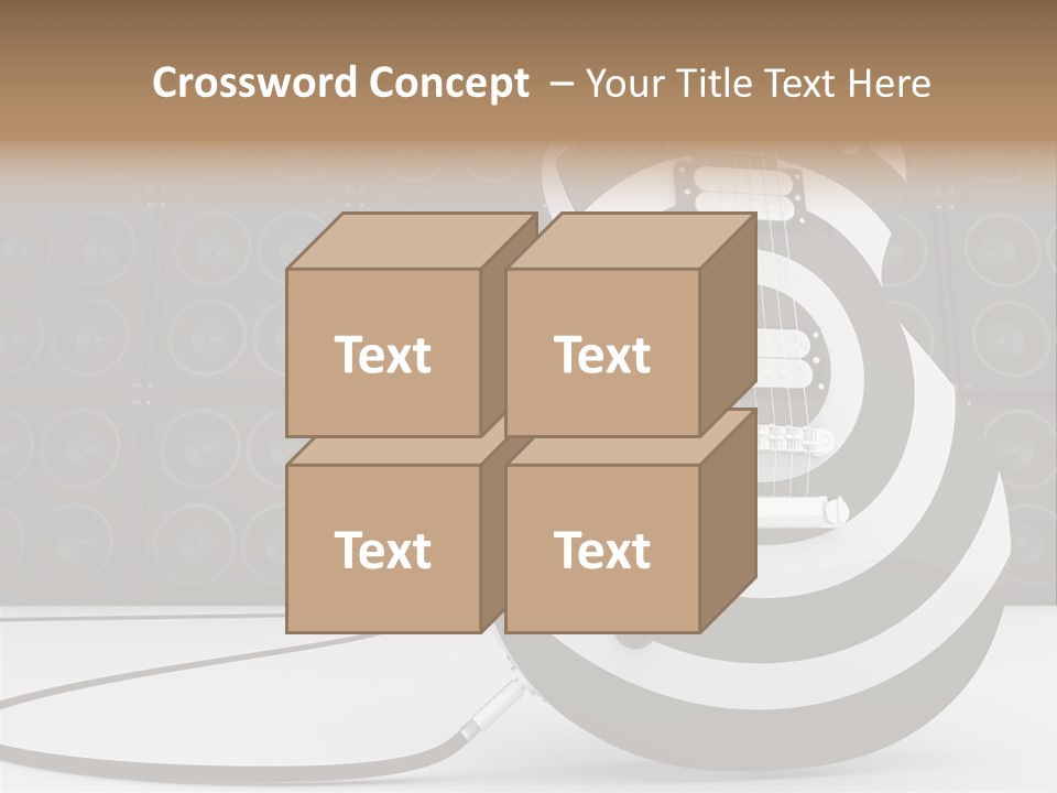 Sound Instrument Speaker PowerPoint Template