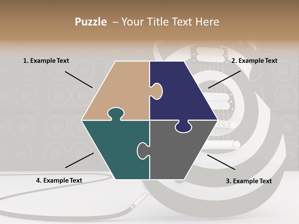 Sound Instrument Speaker PowerPoint Template