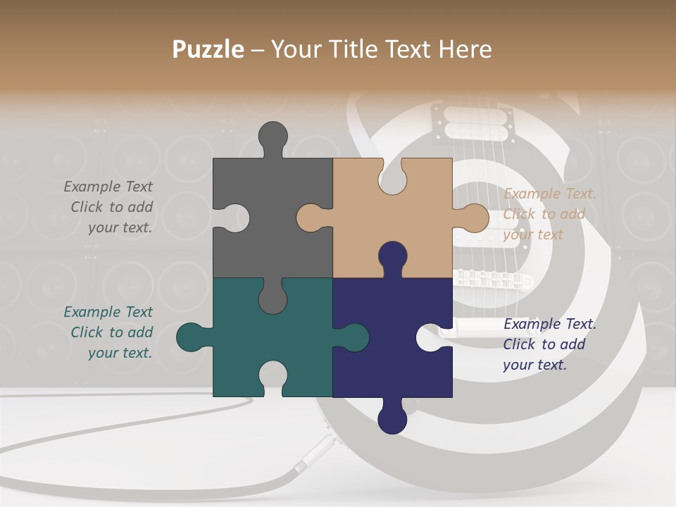 Sound Instrument Speaker PowerPoint Template