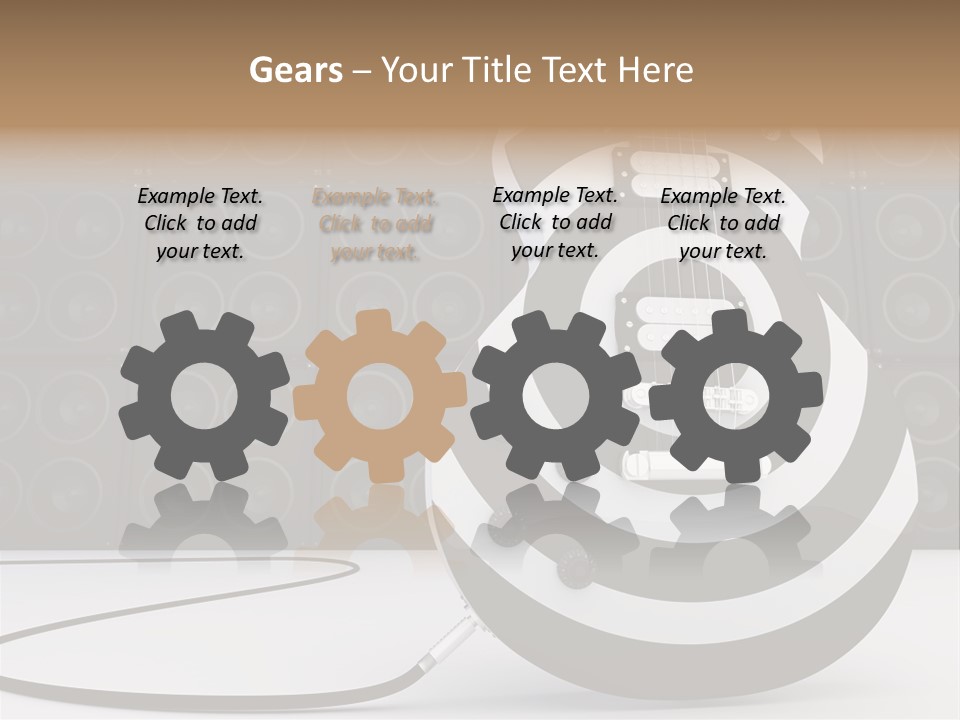 Sound Instrument Speaker PowerPoint Template