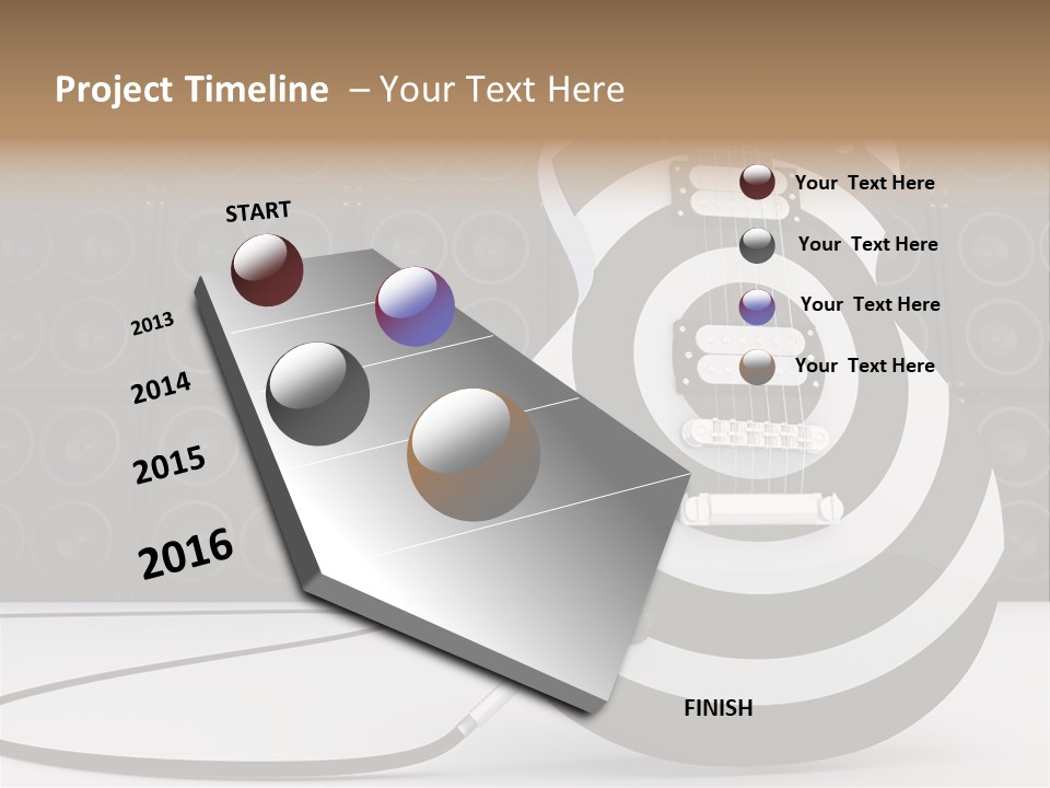 Sound Instrument Speaker PowerPoint Template
