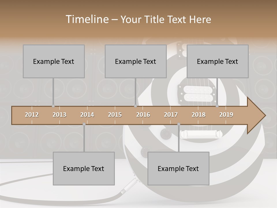Sound Instrument Speaker PowerPoint Template