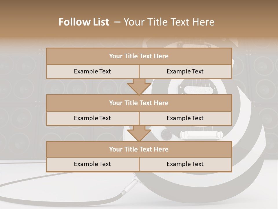 Sound Instrument Speaker PowerPoint Template
