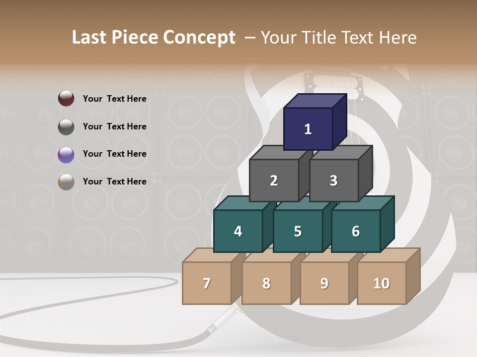 Sound Instrument Speaker PowerPoint Template
