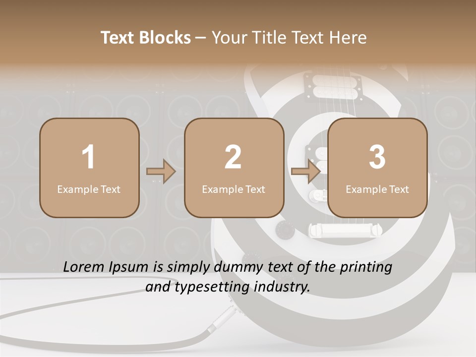 Sound Instrument Speaker PowerPoint Template