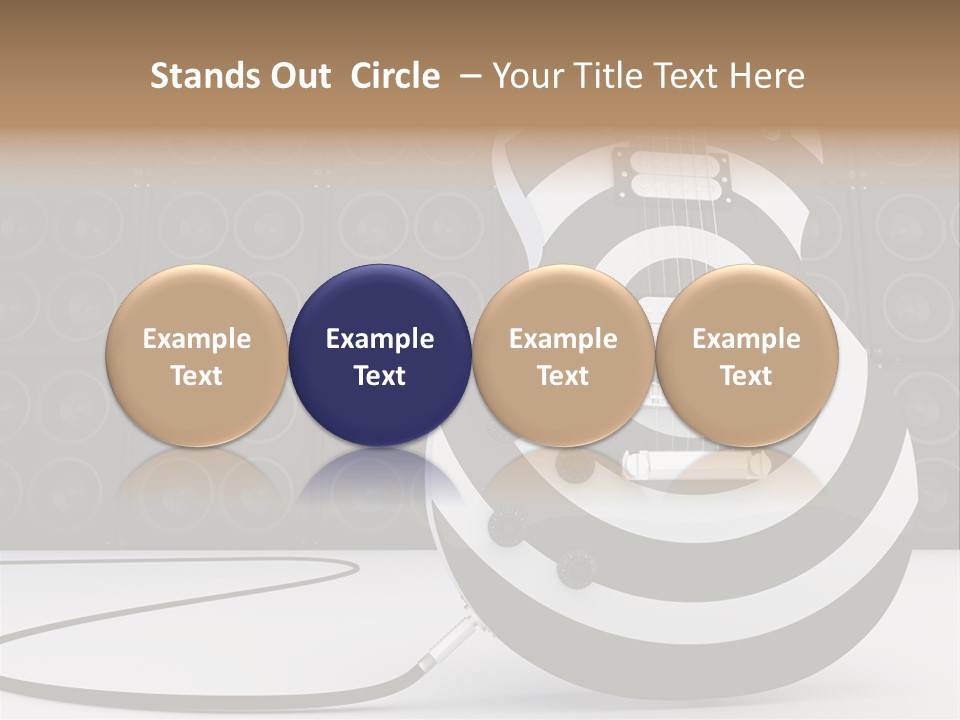 Sound Instrument Speaker PowerPoint Template