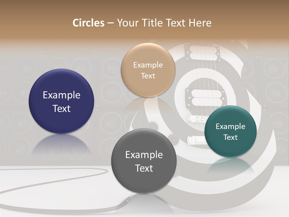 Sound Instrument Speaker PowerPoint Template