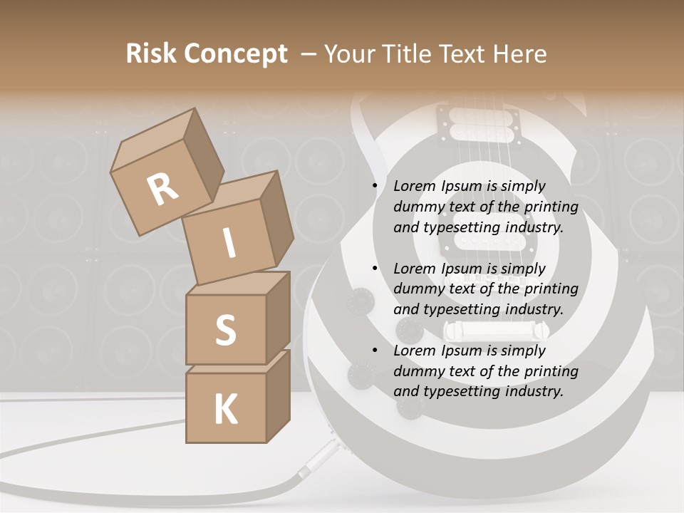 Sound Instrument Speaker PowerPoint Template