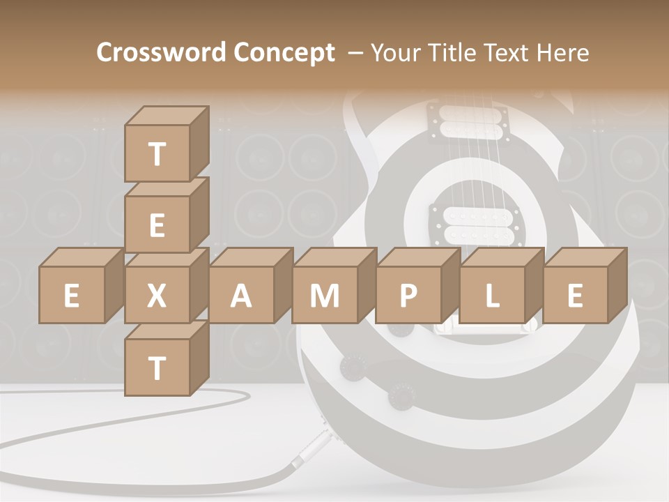 Sound Instrument Speaker PowerPoint Template
