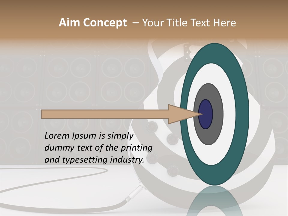 Sound Instrument Speaker PowerPoint Template