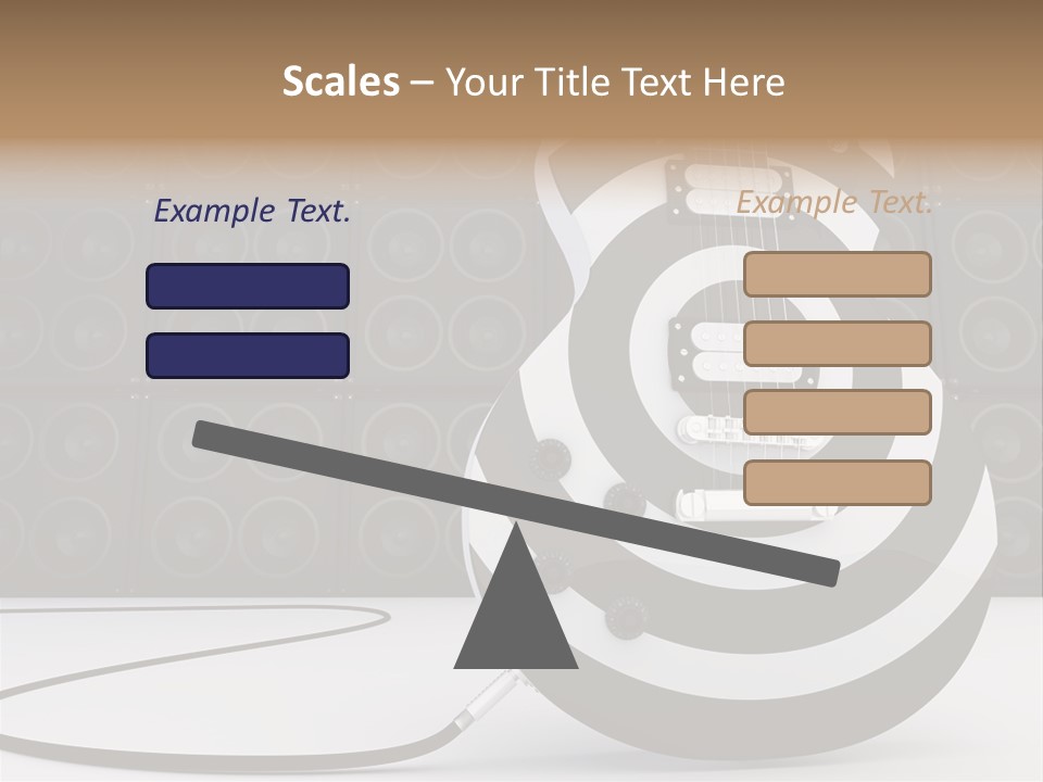 Sound Instrument Speaker PowerPoint Template