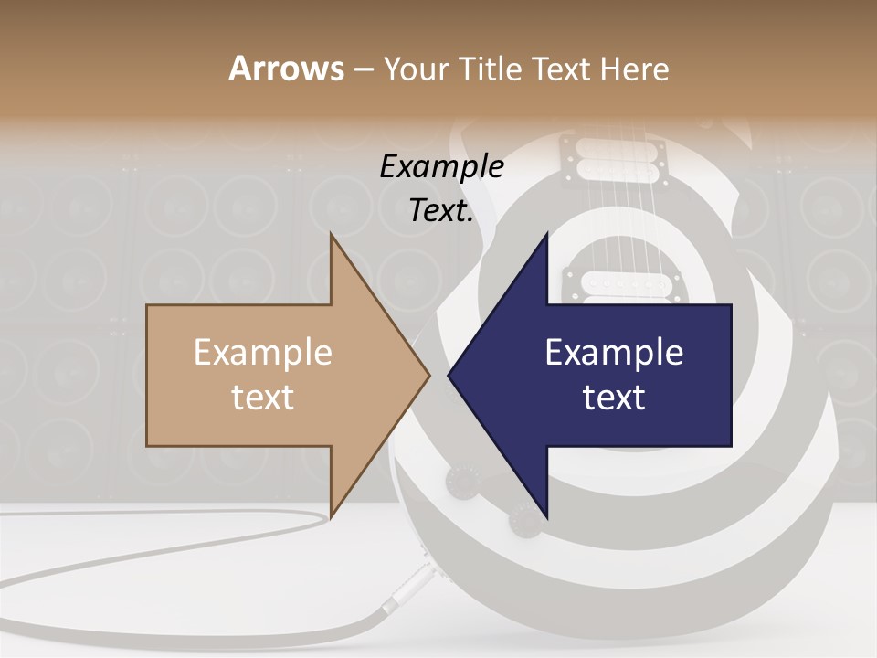 Sound Instrument Speaker PowerPoint Template
