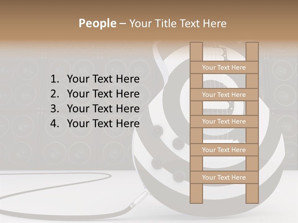 Sound Instrument Speaker PowerPoint Template